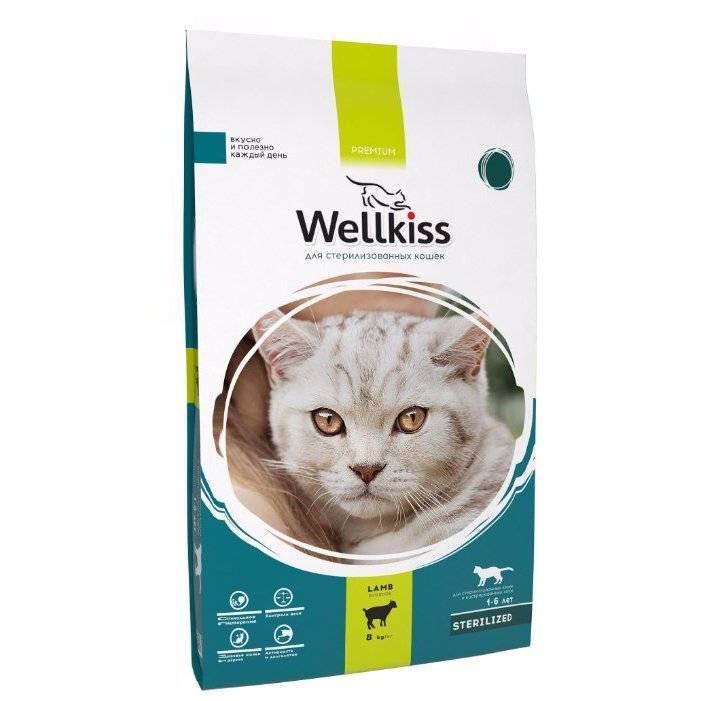 Корм для кошек wellkiss (веллкисс): плюсы и минусы, отзывы ветеринаров